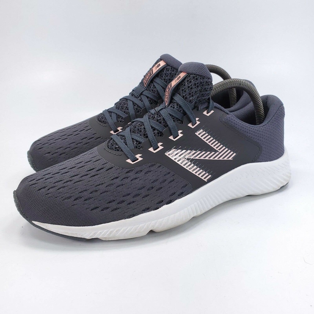 Neutral Gray Women's Running Shoes with White Sole